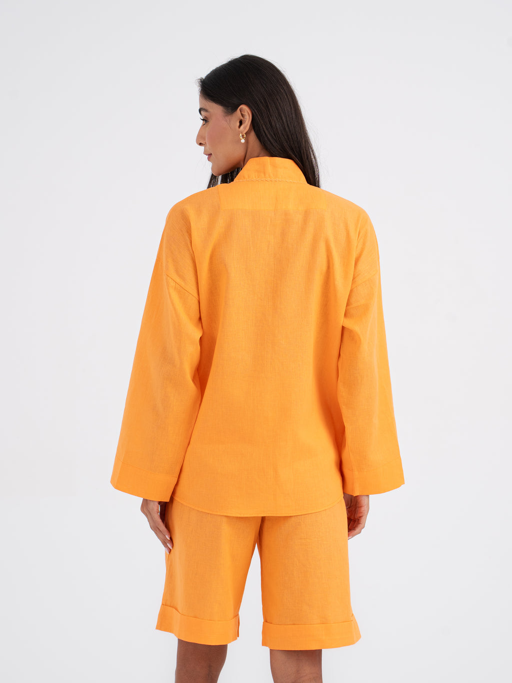 Rowan Hand-Embroidered Resort Linen Shirt