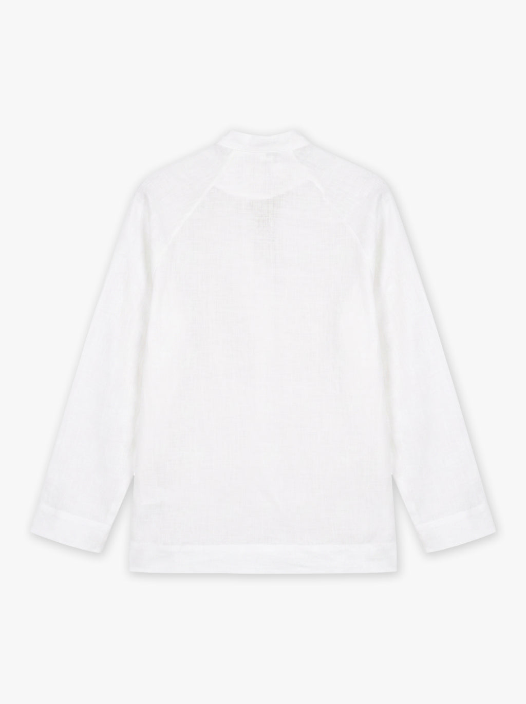 Elara Mandarin Linen Shirt in Pure Linen