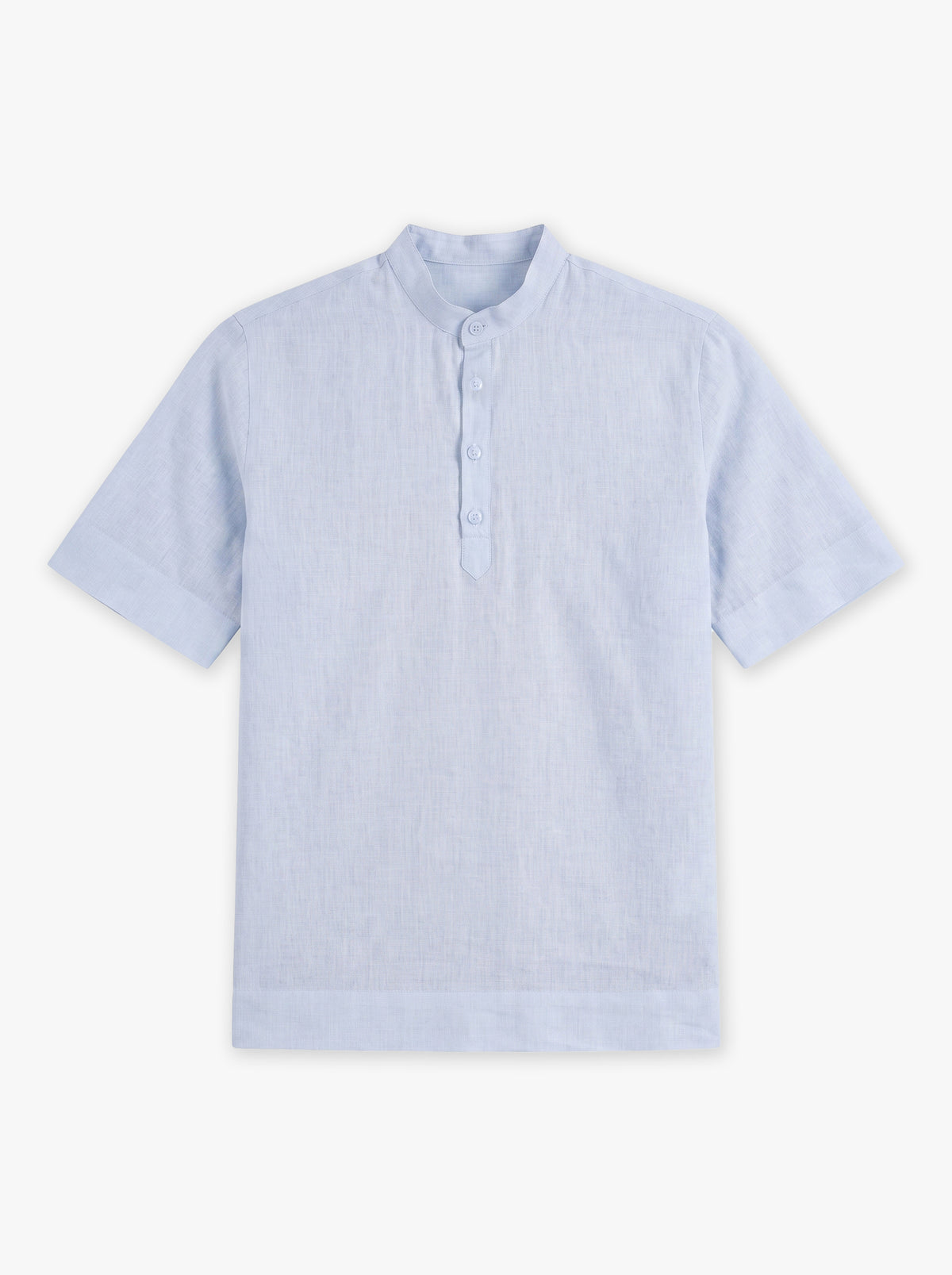 Stellar Mandarin Linen Shirt