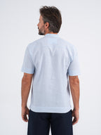 Stellar Mandarin Linen Shirt