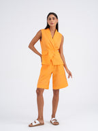 Sienna Wrap Linen Vest