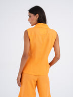 Sienna Wrap Linen Vest