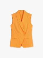 Sienna Wrap Linen Vest
