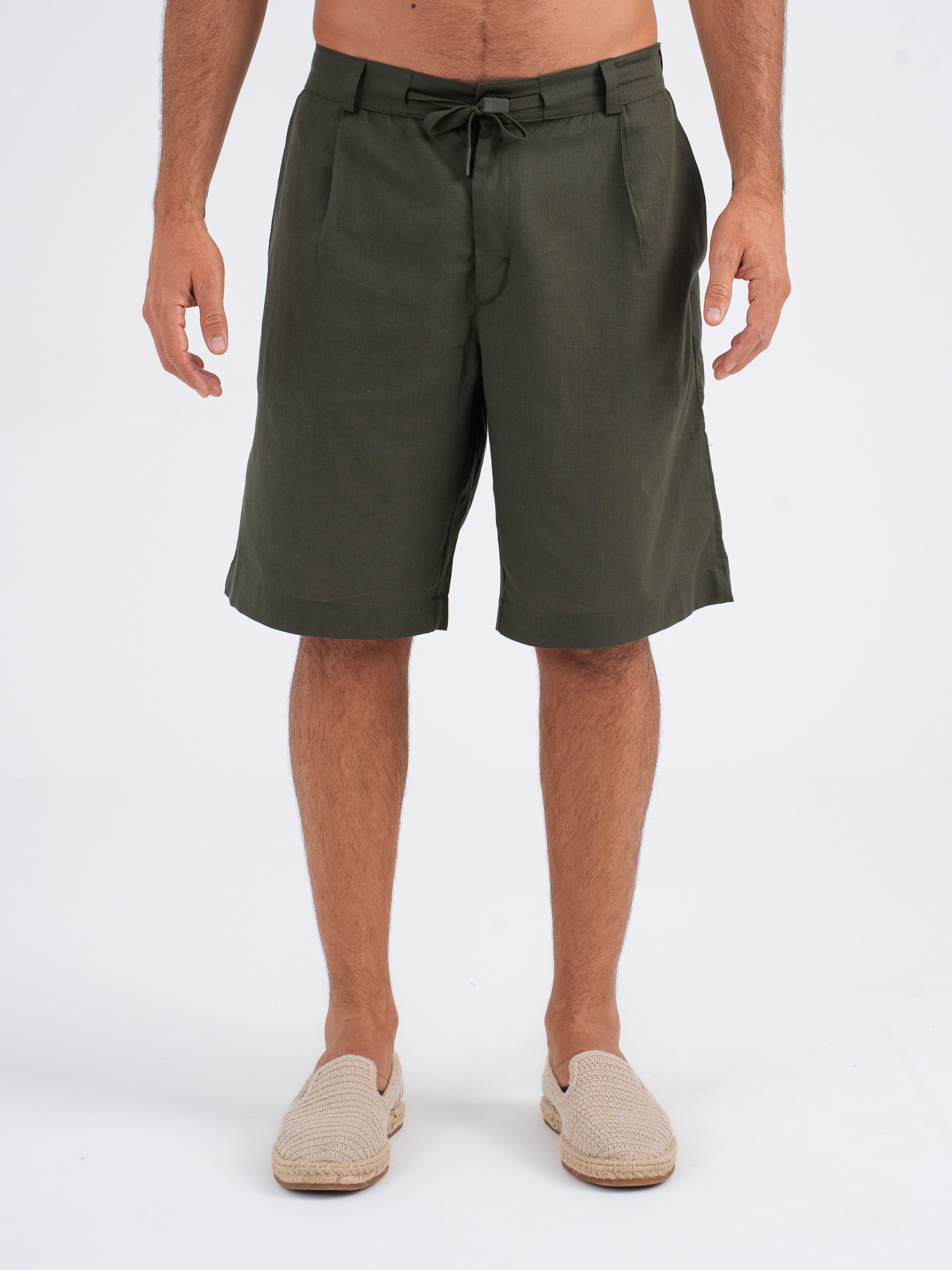 Nolan Linen Jogger Shorts