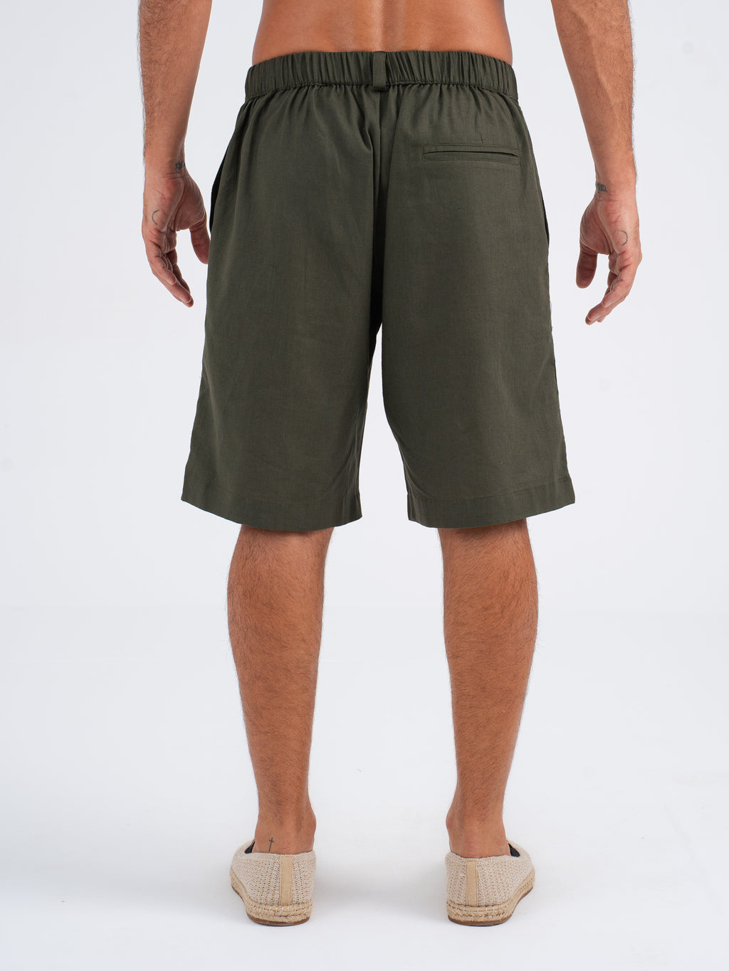 Nolan Linen Jogger Shorts