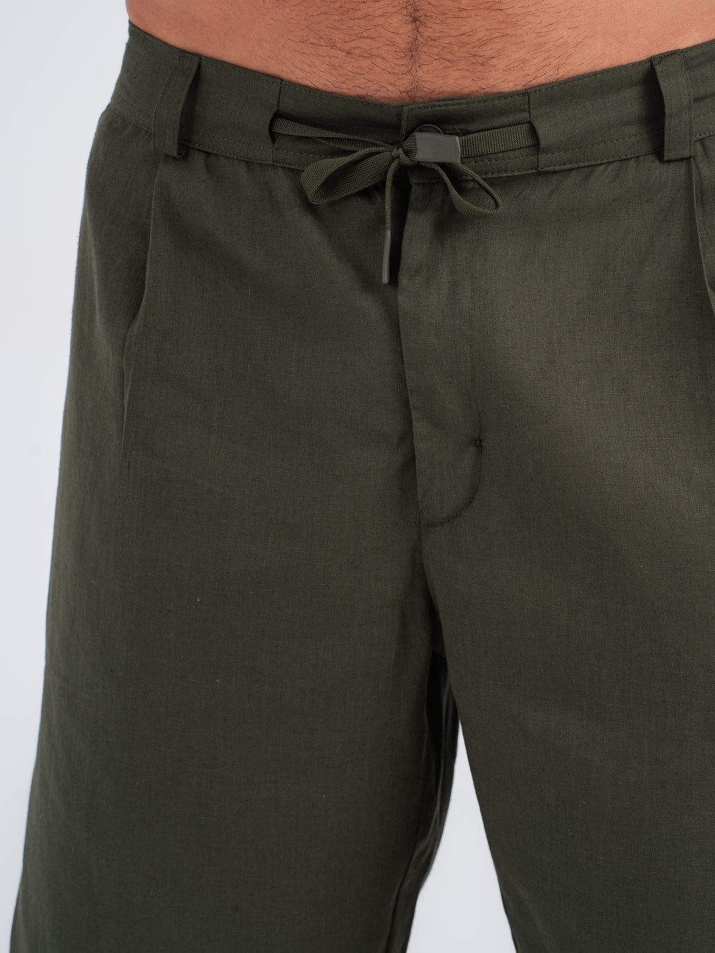 Nolan Linen Jogger Shorts