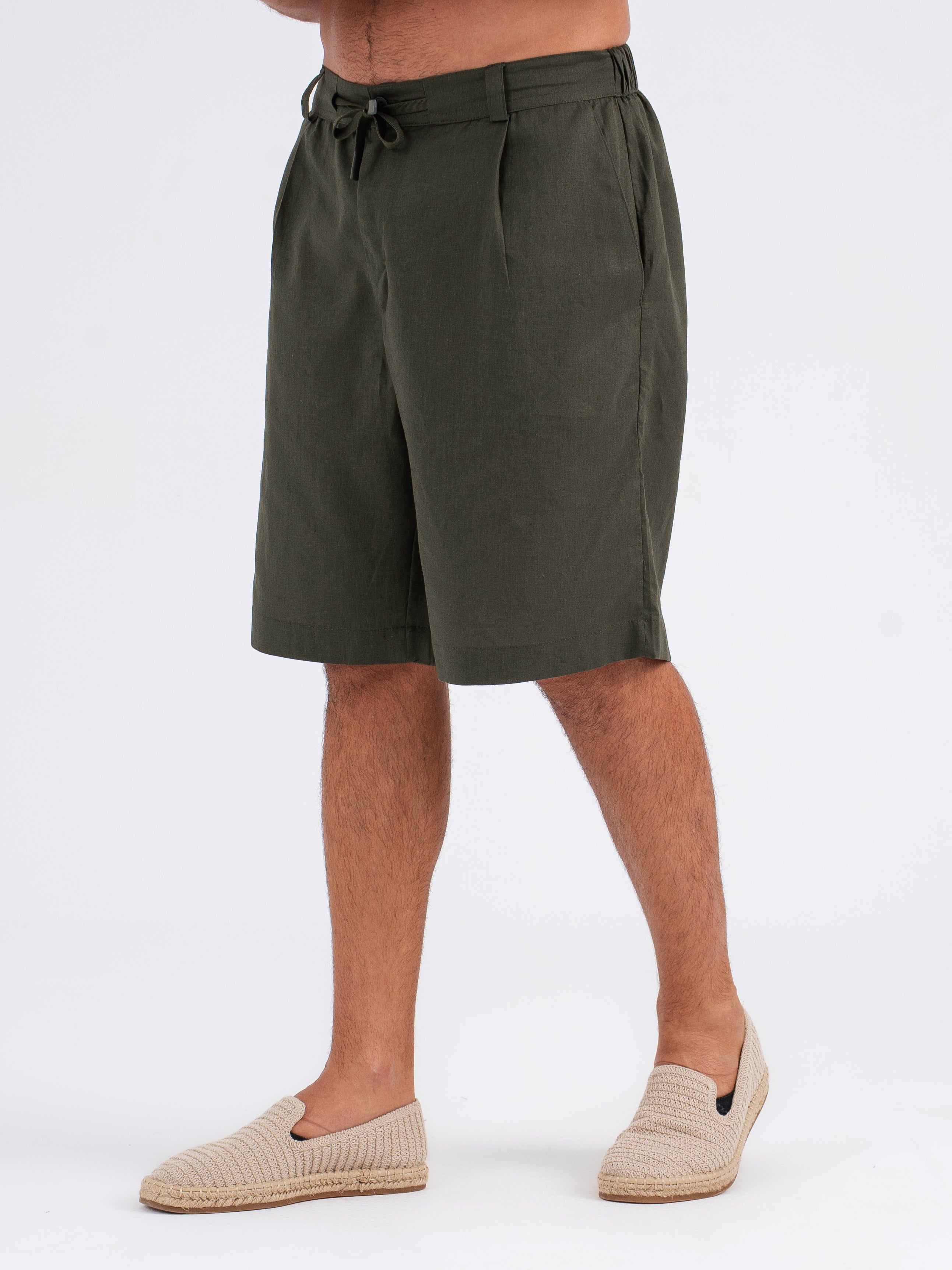 Nolan Linen Jogger Shorts