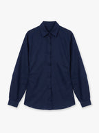 Luna Balloon-Sleeve Linen Shirt
