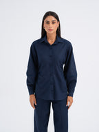 Luna Balloon-Sleeve Linen Shirt