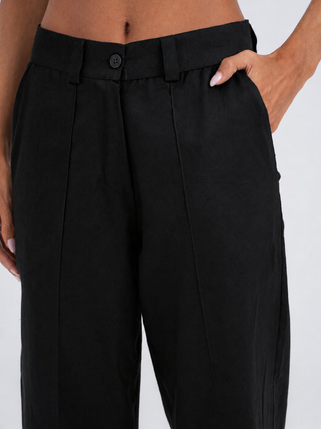 Luna Wide-Leg Linen Pants