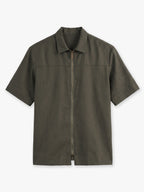 Nox Zip-up Linen Shirt