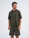 Nox Zip-up Linen Shirt