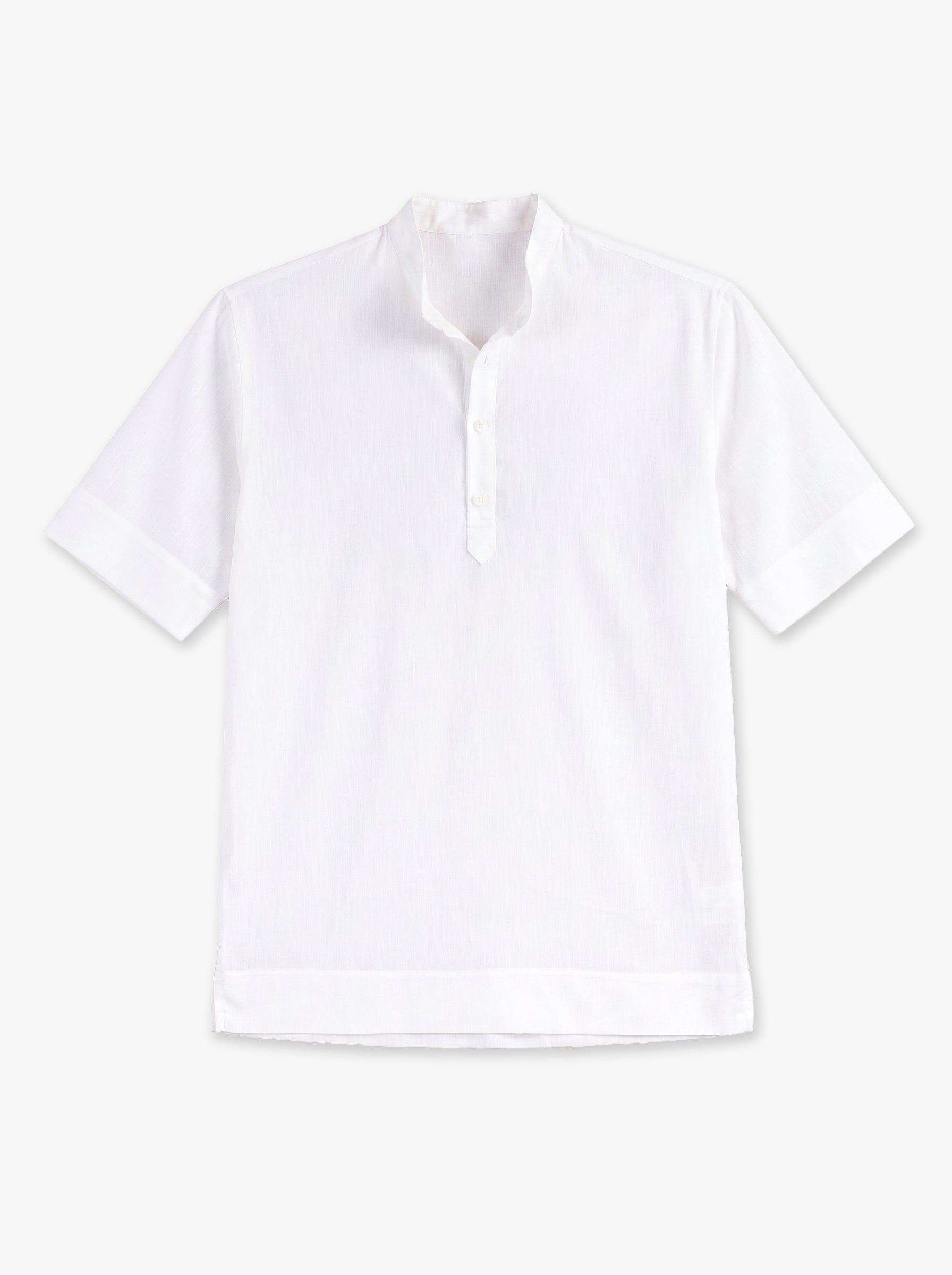 Stellar Mandarin Linen Shirt