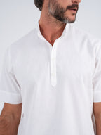 Stellar Mandarin Linen Shirt