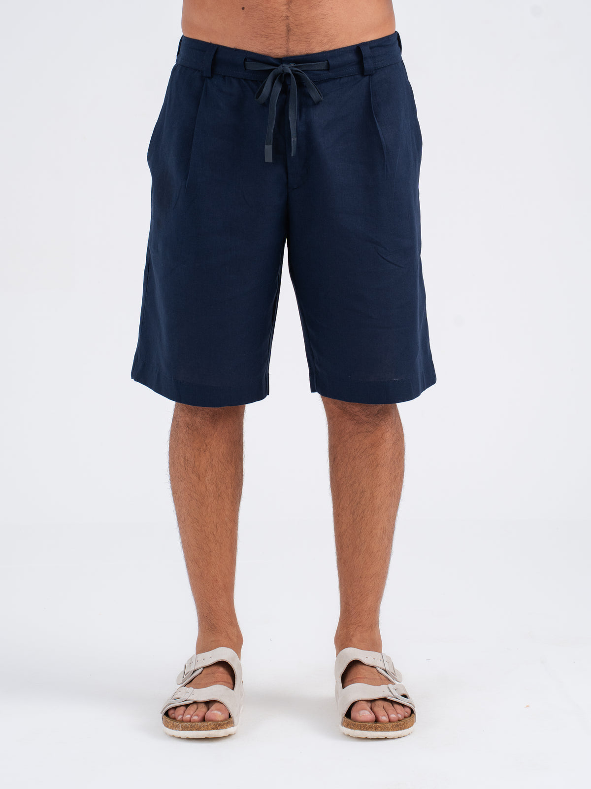 Nolan Linen Jogger Shorts