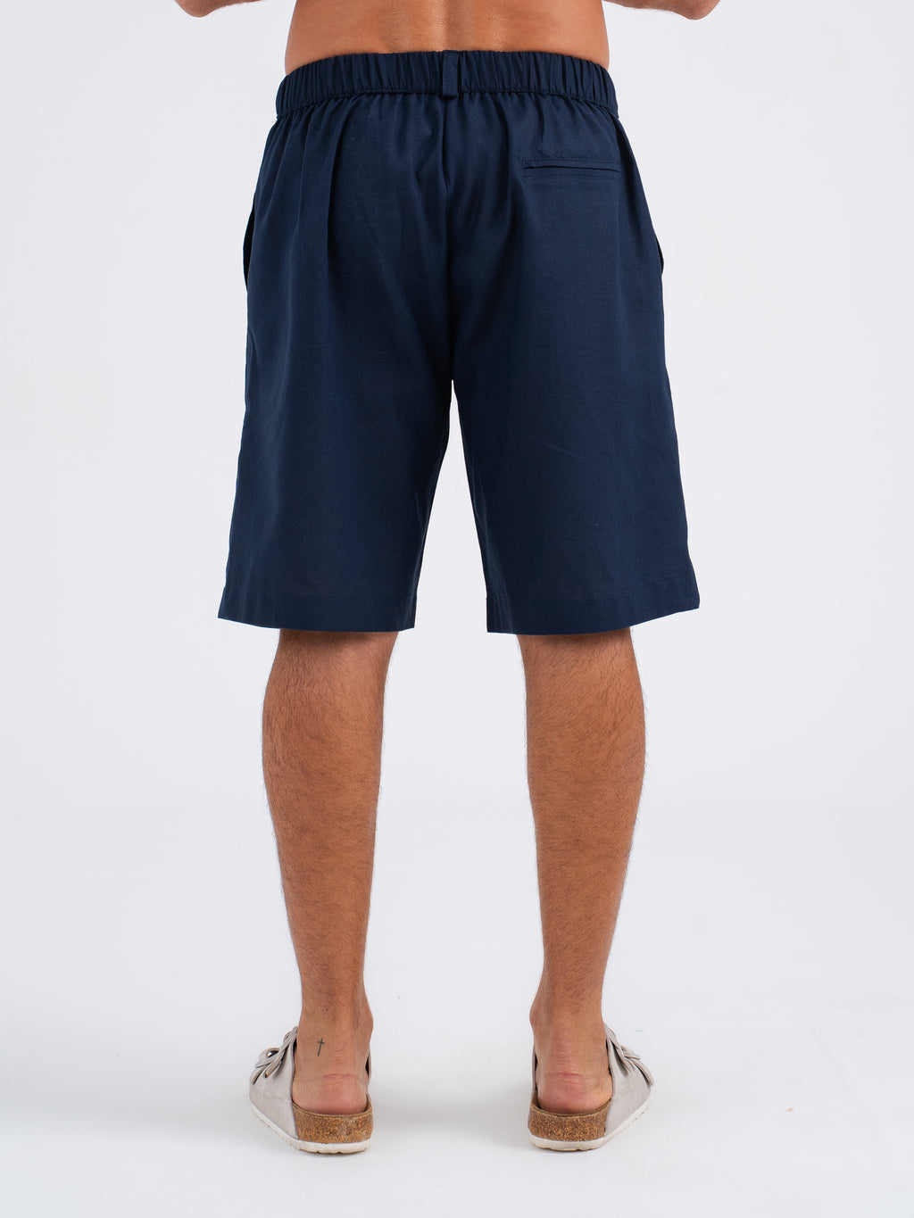 Nolan Linen Jogger Shorts