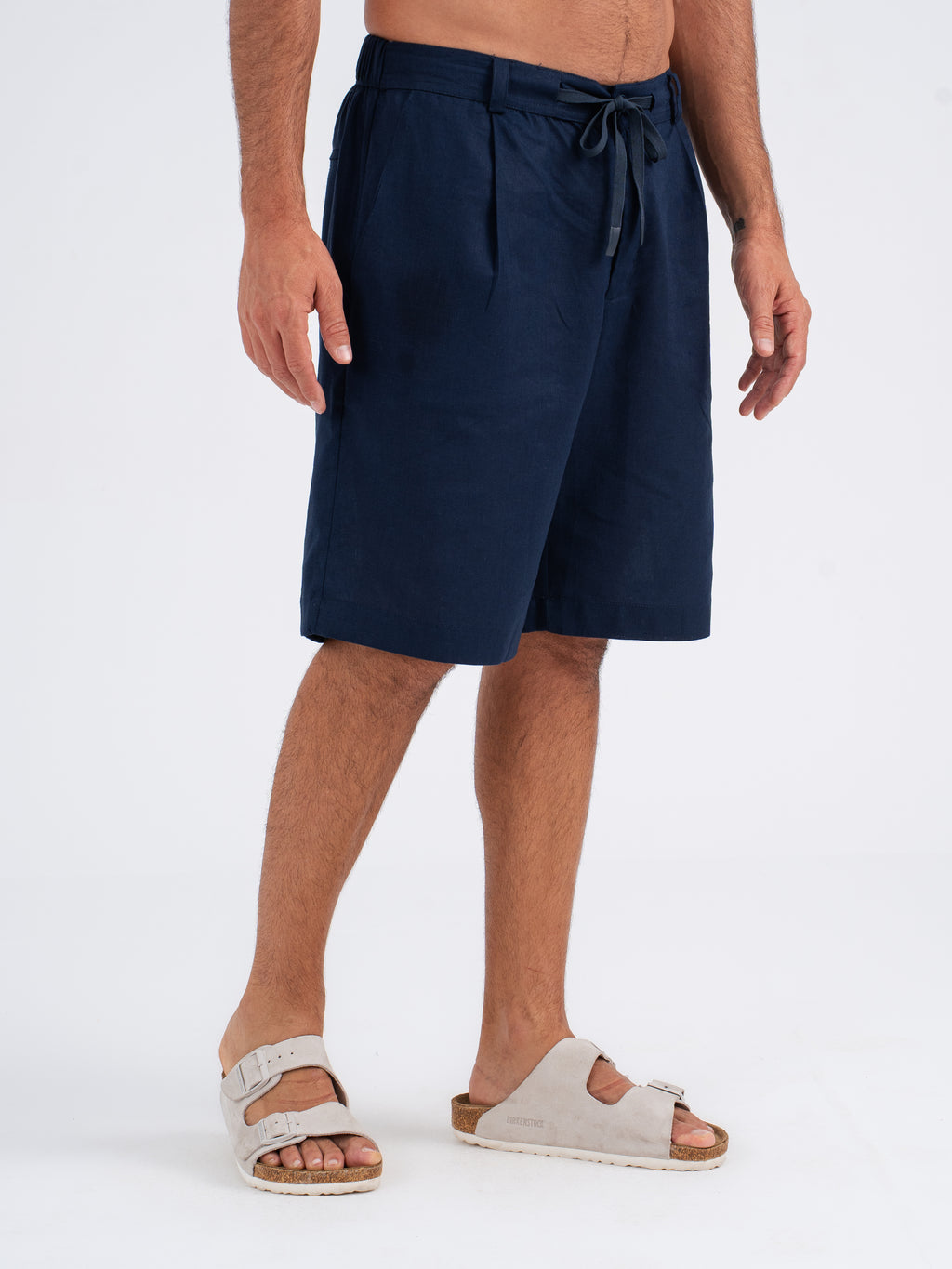 Nolan Linen Jogger Shorts