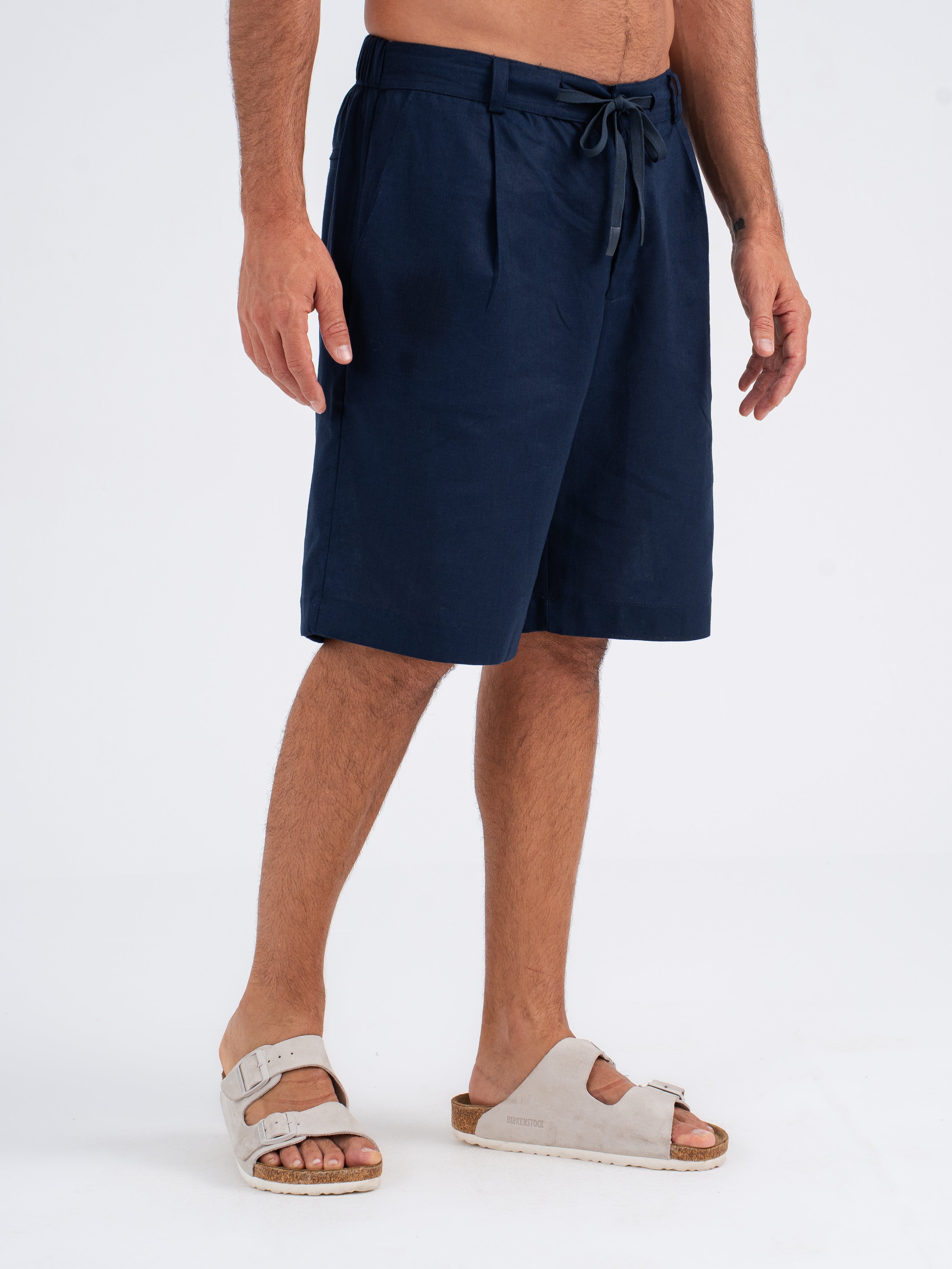 Nolan Linen Jogger Shorts
