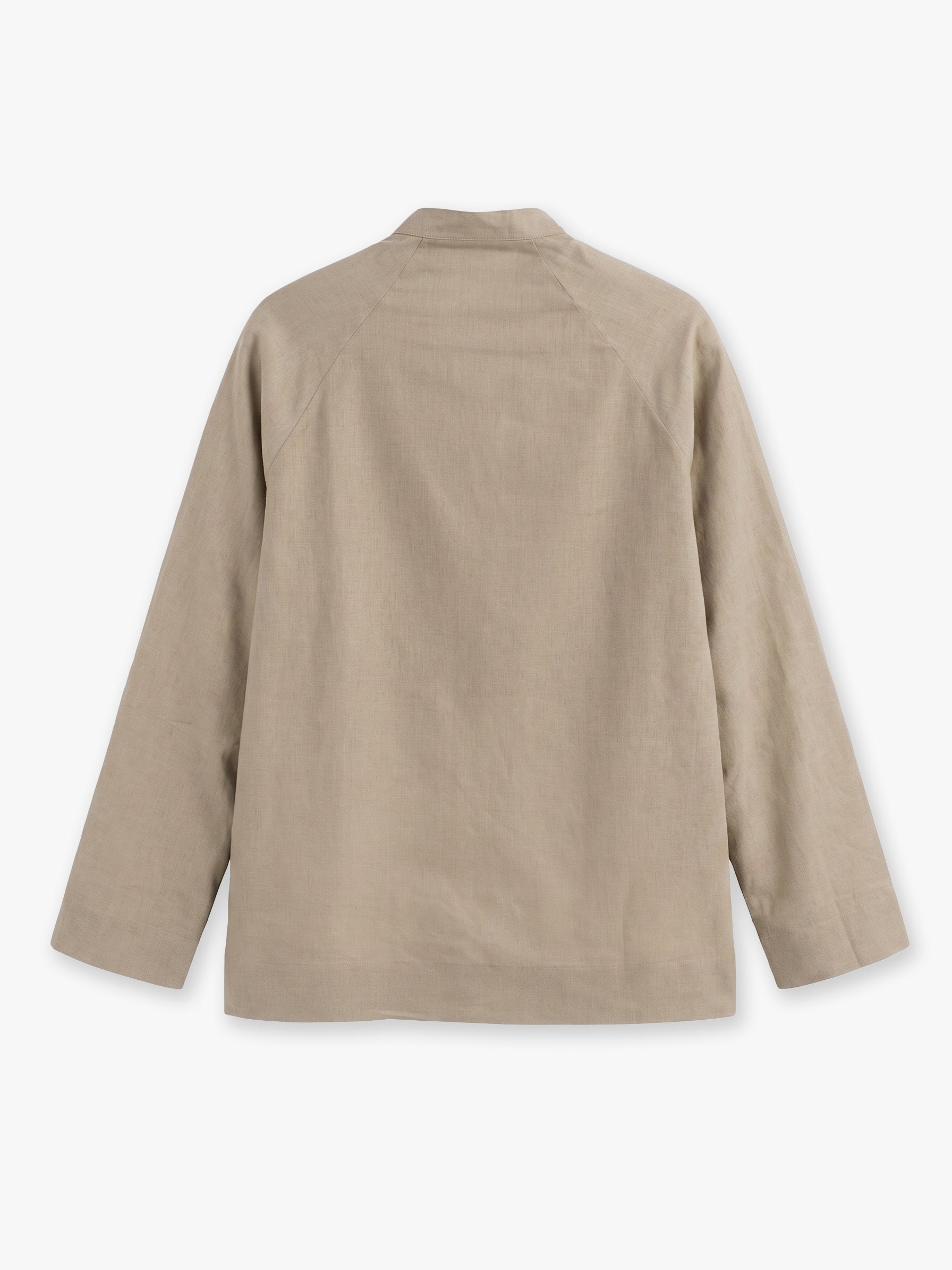Elara Mandarin Linen Shirt