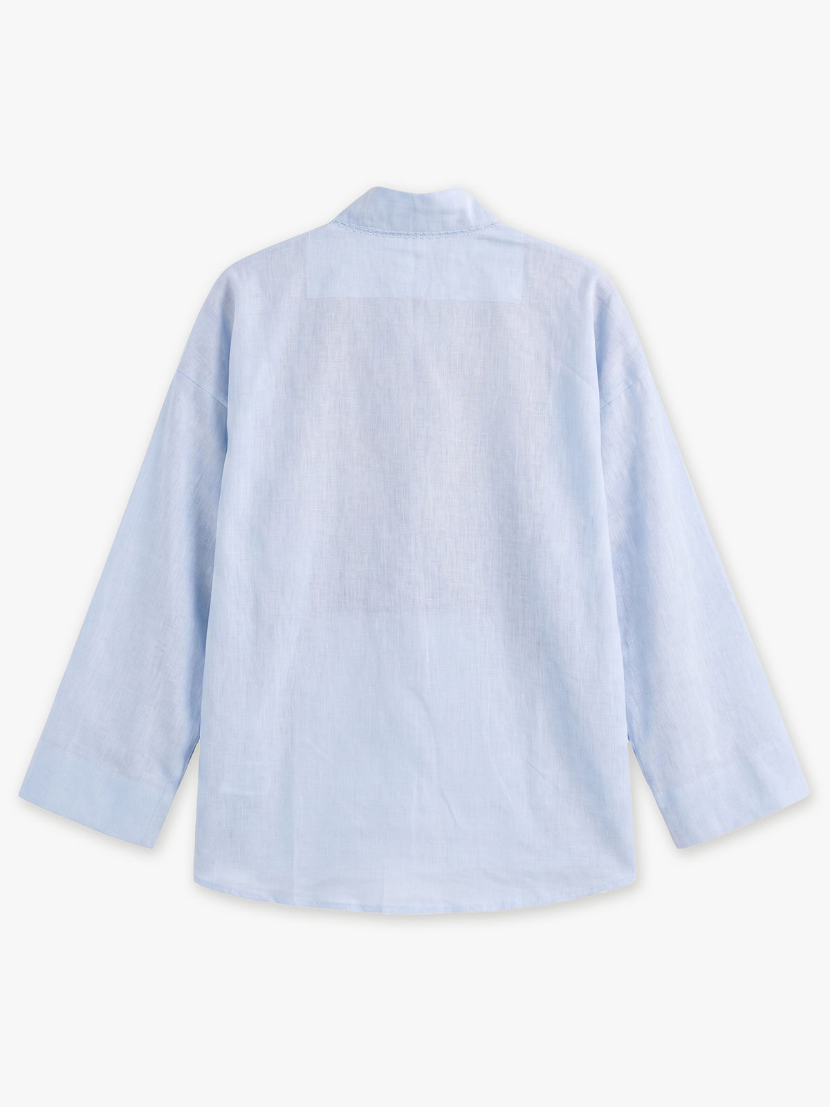 Rowan Hand-Embroidered Resort Linen Shirt