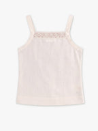 Isla Lace-Trim Linen Cami