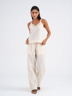 Isla Wide-Leg Linen Pants