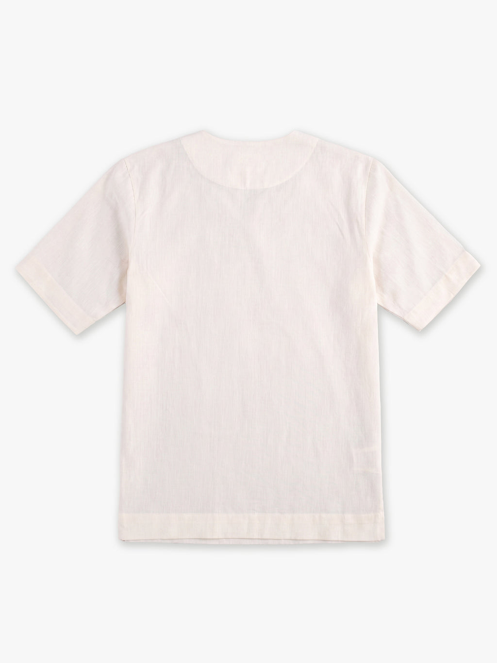 Elio Hand-Embroidered Linen Shirt