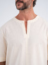 Elio Hand-Embroidered Linen Shirt