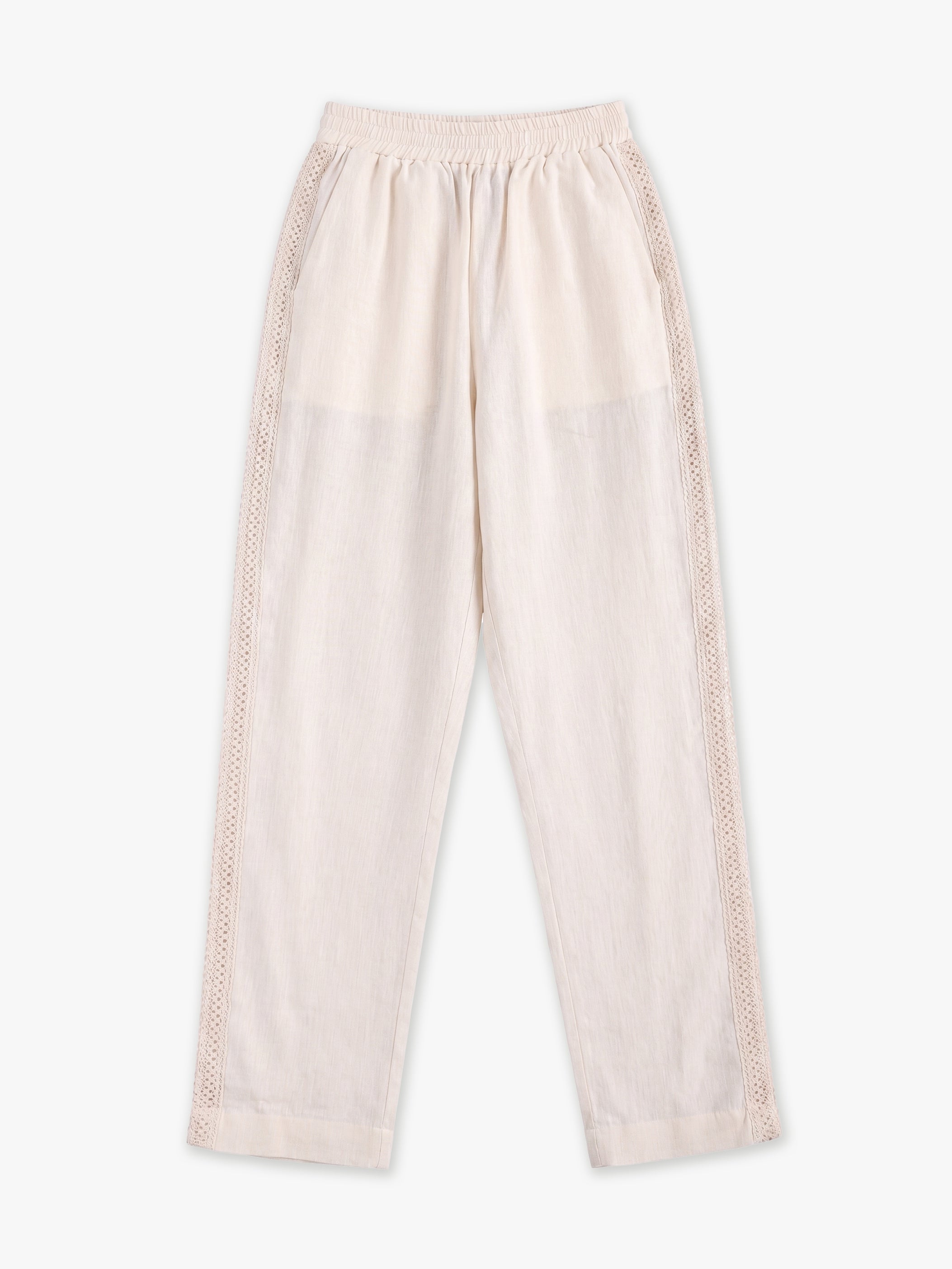 Isla Wide-Leg Linen Pants