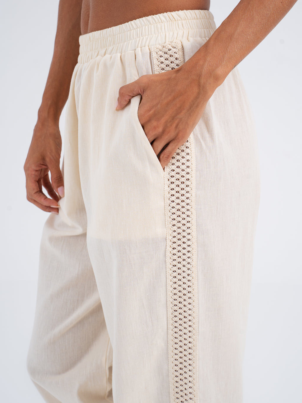 Isla Wide-Leg Linen Pants