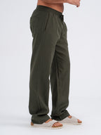 Callan Jogger-Fit Linen Pants