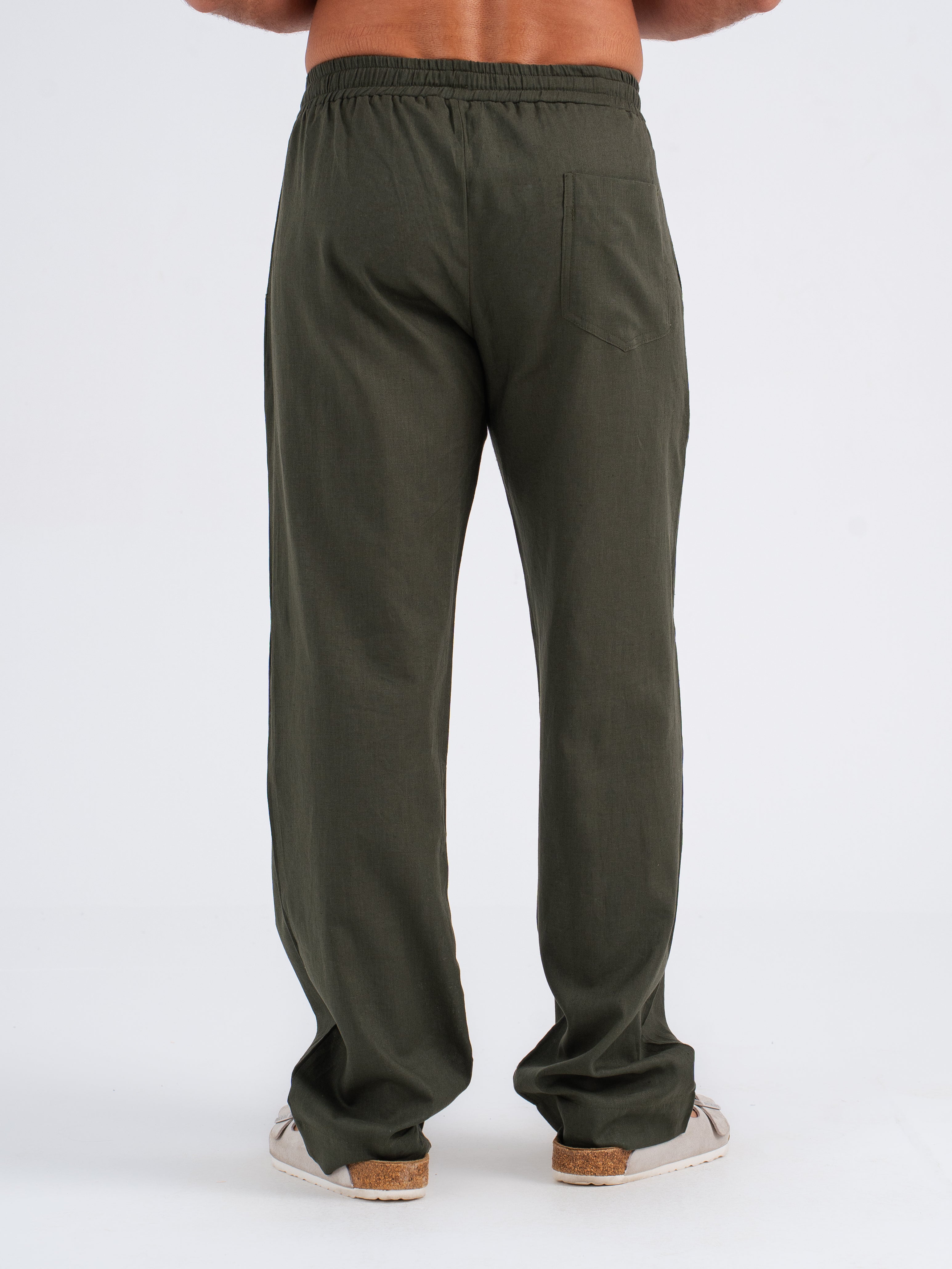 Callan Jogger-Fit Linen Pants