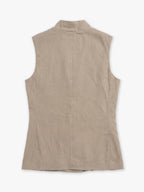Elan Buckle Linen Vest