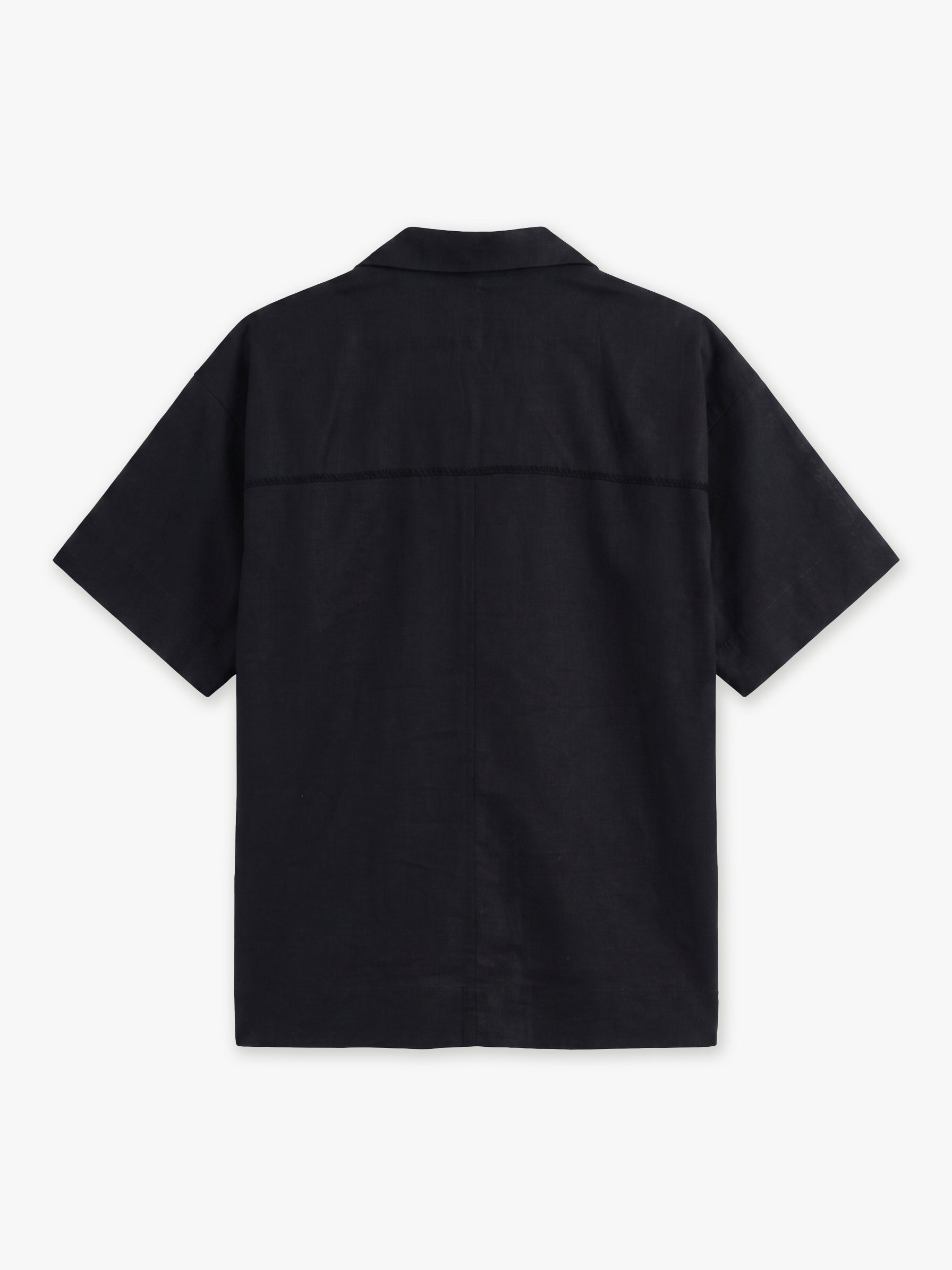 Ryder Hand-Embroidered Linen Polo