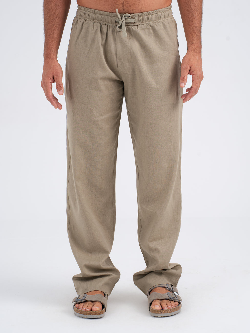 Callan Jogger-Fit Linen Pants