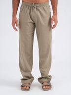 Callan Jogger-Fit Linen Pants