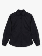 Luna Balloon-Sleeve Linen Shirt