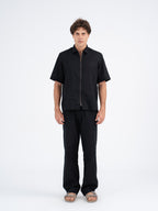 Nox Zip-up Linen Shirt