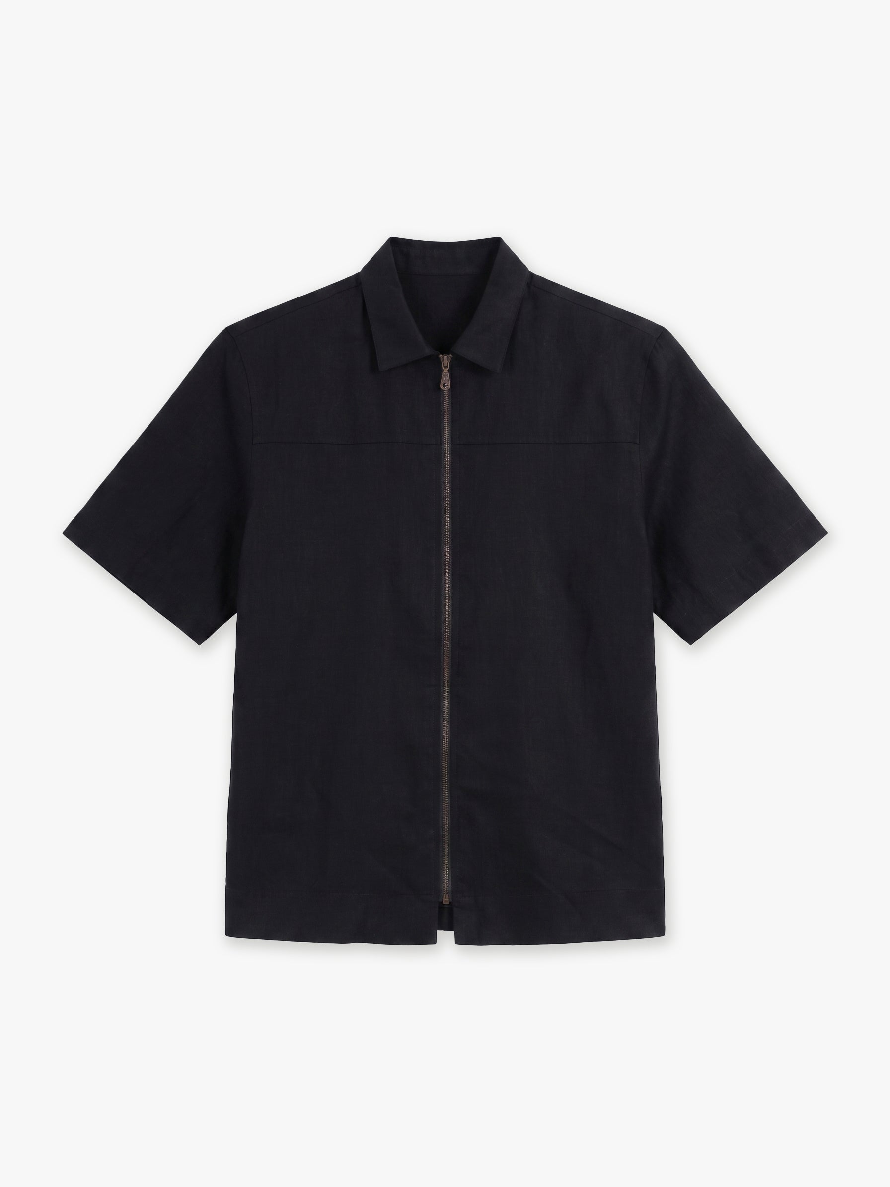 Nox Zip-up Linen Shirt