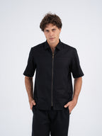 Nox Zip-up Linen Shirt