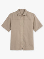 Nox Zip-up Linen Shirt