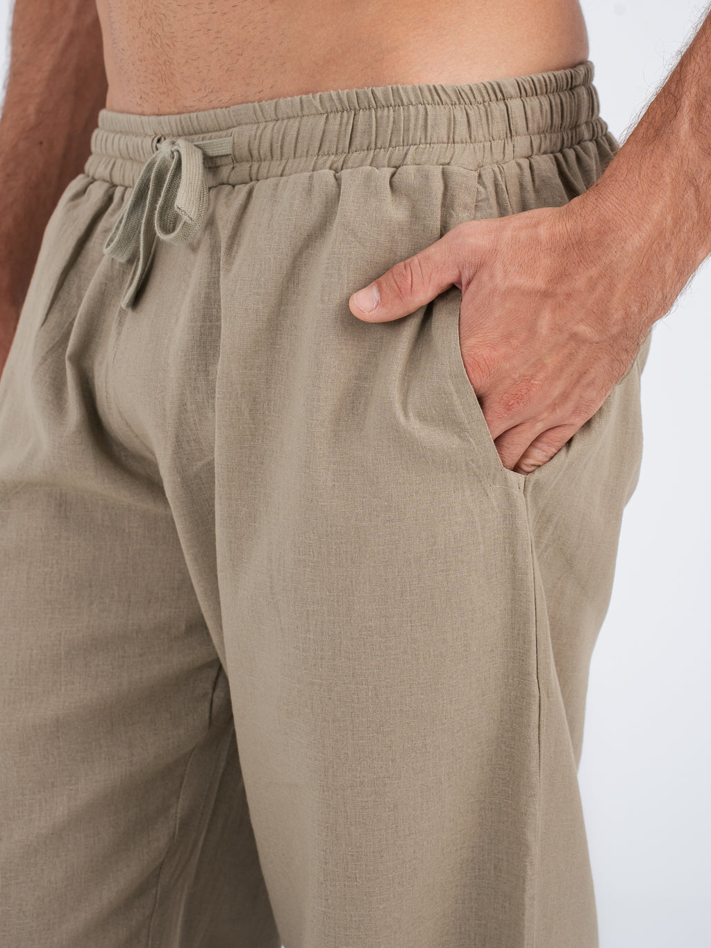 Callan Jogger-Fit Linen Pants