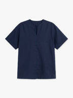 Mason Hand-Embroidered Linen Shirt