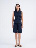 Sienna Wrap Linen Vest