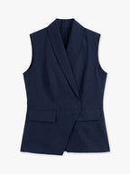 Sienna Wrap Linen Vest