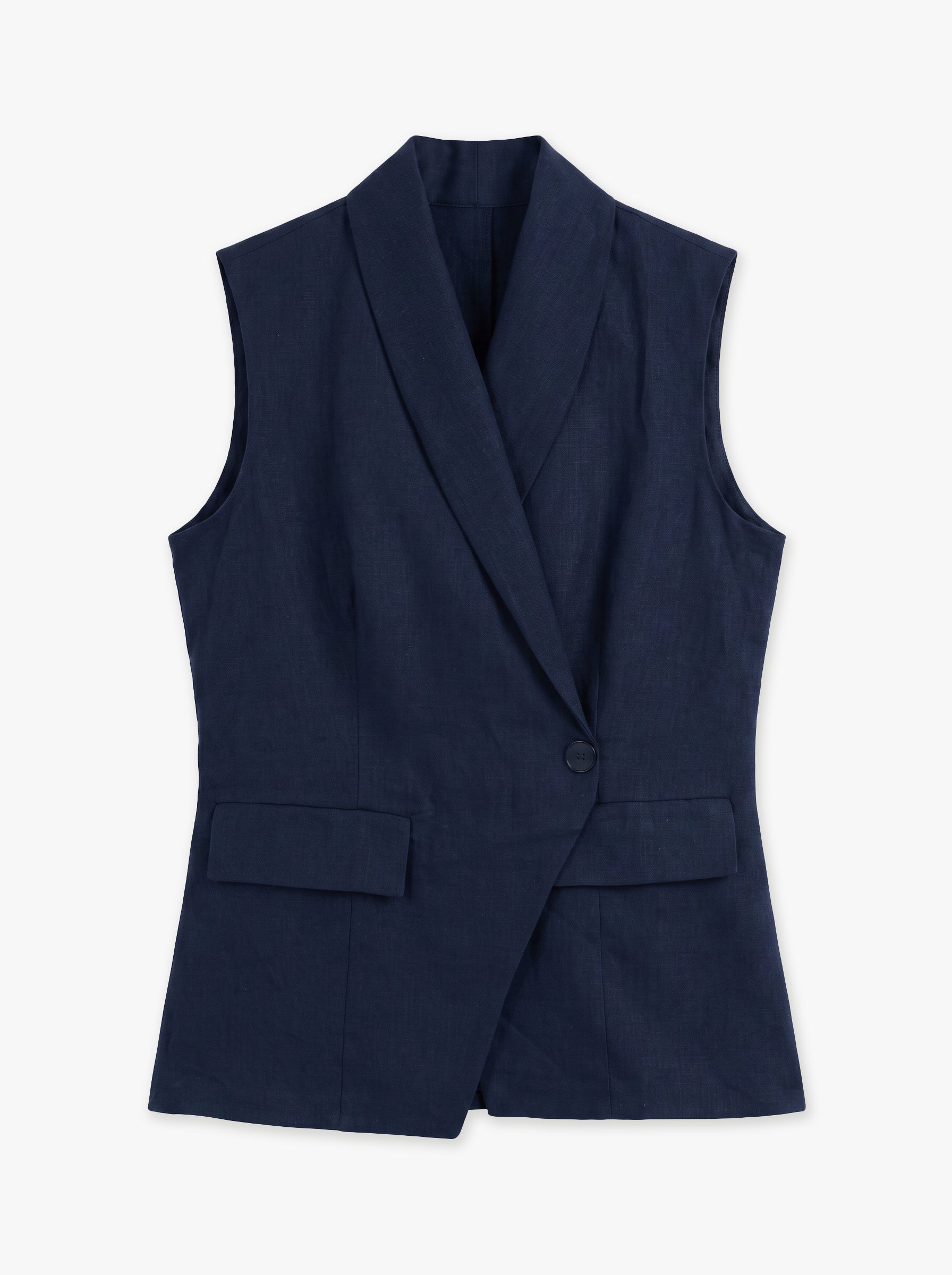 Sienna Wrap Linen Vest