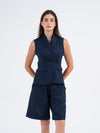 Sienna Wrap Linen Vest