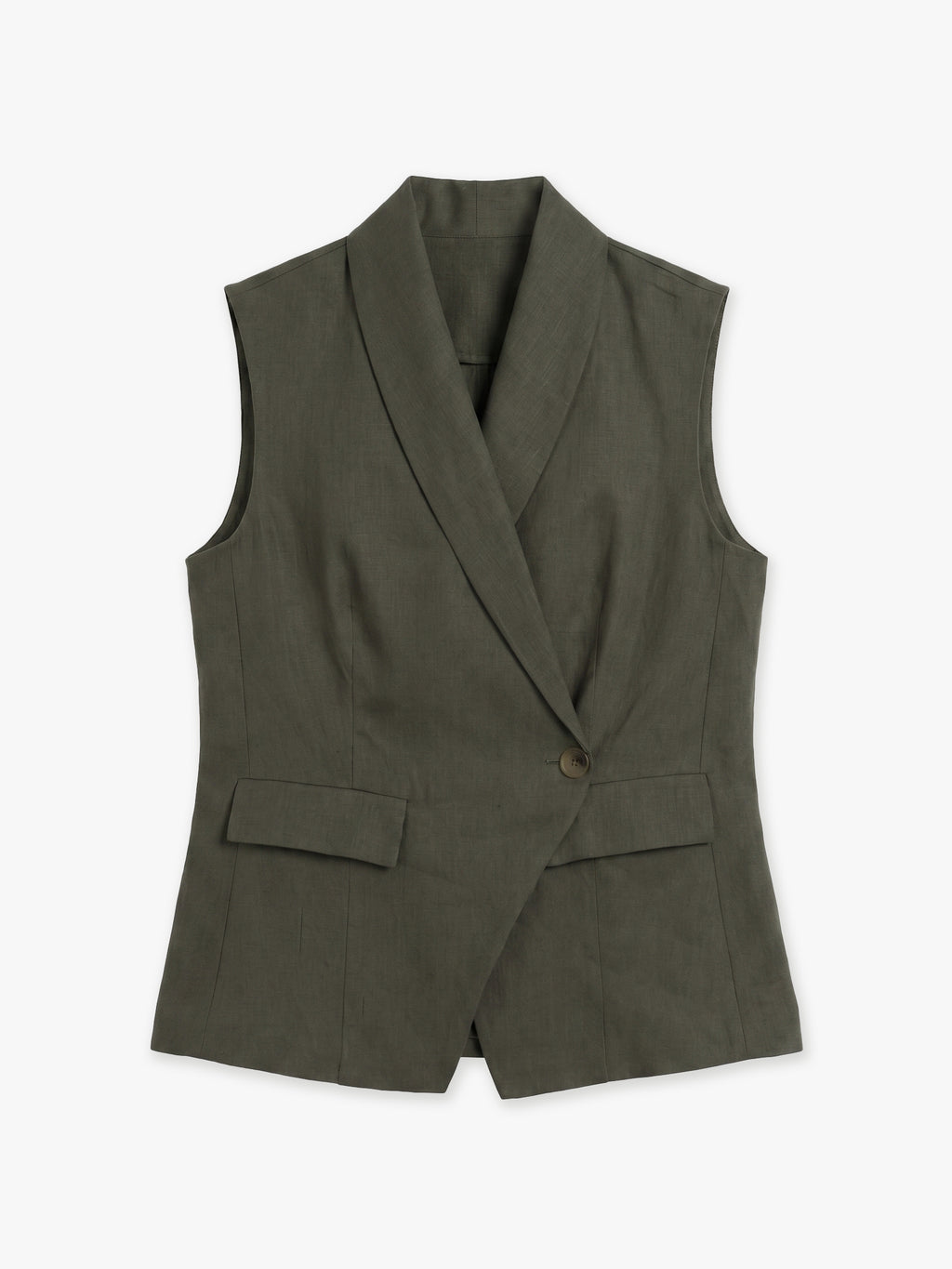 Sienna Wrap Linen Vest
