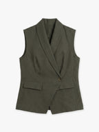 Sienna Wrap Linen Vest