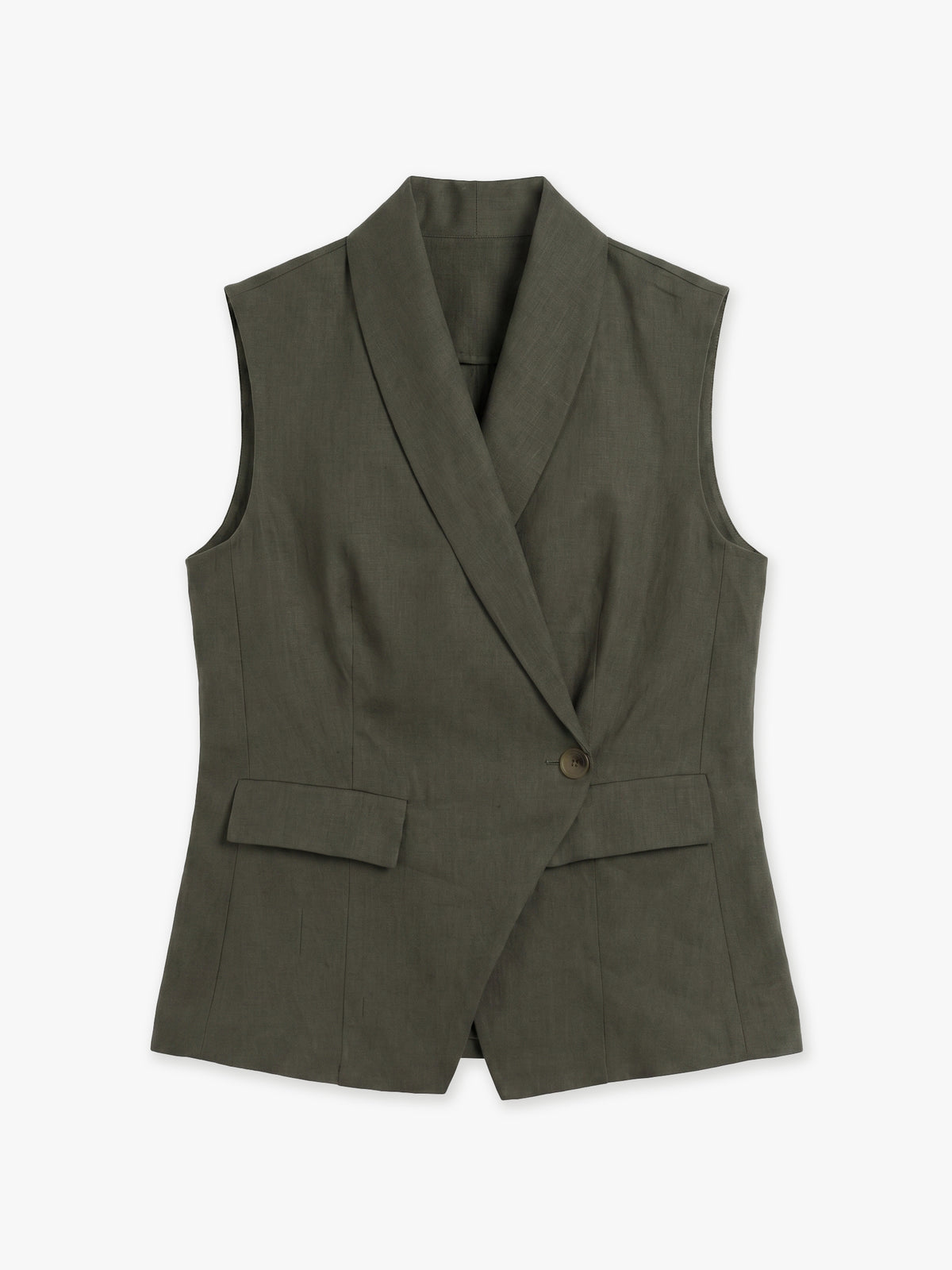 Sienna Wrap Linen Vest